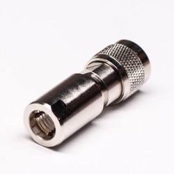 20pcs N Type Male RF Connectors Straight 180 Degree Clamp Type
