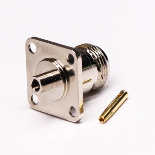 20pcs RF Connector Female Straight Female 4 Hole Flange Solder Type 20pcs RF Connector Female Straight Female 4 Hole Flange Solder Type