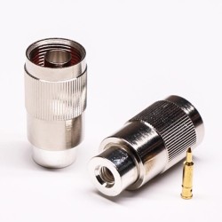 20pcs RF Connector N Type Straight 180° Male Solder Type for Coaxial Cable