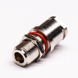20pcs RF Connectors Types 180 Degree Jack Clamp Type Bulkhead