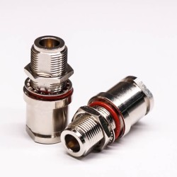 20pcs RF Connectors Types 180 Degree Jack Clamp Type Bulkhead