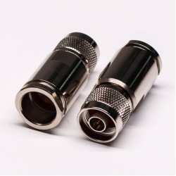 Clamp Type Connector N Type Straight Male