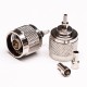 Coaxial Connector Male N Type 180 Degree Crimp Type for Cable Coaxial Connector Male N Type 180 Degree Crimp Type for Cable
