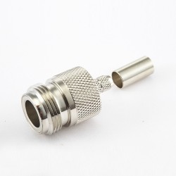 Crimp Connector N Straight Female for 3D-FB LMR200