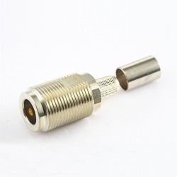 Crimp Type N Connector Female Straight for 5D-FB LMR300