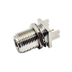 Edge Mount N Type Connector Straight Female Bulkhead Receptacle