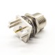 Edge Mount N Type Connector Straight Female Bulkhead Receptacle