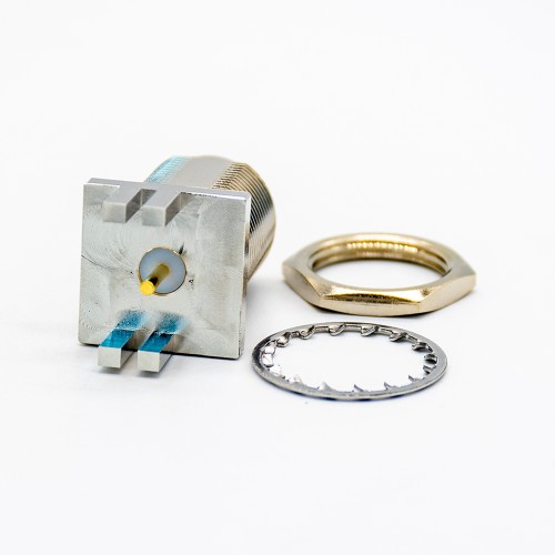 Edge Mount N Type Connector Straight Female Bulkhead Receptacle