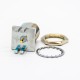 Edge Mount N Type Connector Straight Female Bulkhead Receptacle
