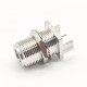 Edge Mount N Type Connector Straight Female Bulkhead Receptacle