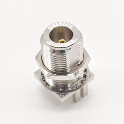 Edge Mount N Type Connector Straight Female Bulkhead Receptacle