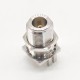 Edge Mount N Type Connector Straight Female Bulkhead Receptacle