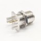 Edge Mount N Type Connector Straight Female Bulkhead Receptacle