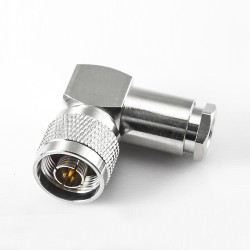 Elbow N Type Connector Male Clamp for 5D-FB LMR300