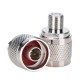 F Jack Female to N Plug Male RF Coaxial Connector Adapter