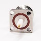 Flange Mount Type N Female Connector 180 Degree Through Hole for PCB Mount Flange Mount Type N Female Connector 180 Degree Through Hole for PCB Mount