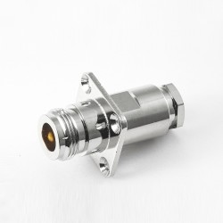Jack Type N Straight 4 Hole Flange Clamp for 5D-FB LMR300