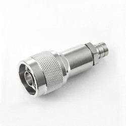 N 50 Ohm Connector Straight Male Clamp for RG142