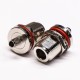 N Bulkhead Connector Jack 180 Degree Crimp Type Waterproof