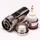 N Connector 180 Degree Male Clamp Type Coaxial Connector N Connector 180 Degree Male Clamp Type Coaxial Connector