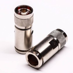 N Connector 180 Degree Male Clamp Type Coaxial Connector