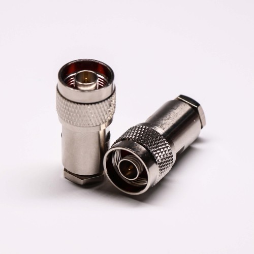 N Connector 180 Degree Male Clamp Type Coaxial Connector N Connector 180 Degree Male Clamp Type Coaxial Connector
