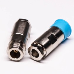 N Connector Dust Cap Female Straight Coaxial Connector Clamp Type