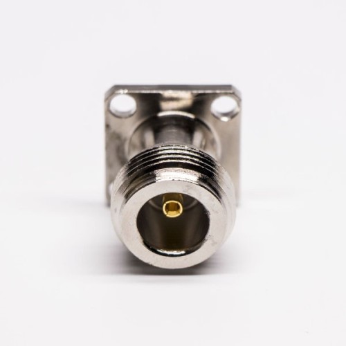 N Connector Female Panel Mount Straight Dust Cap Epoxy Captivate