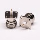 N Connector Flange Mount Female with 4 Hole Flange Extended PTFE