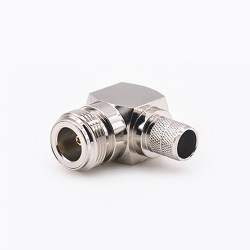 N Connector for LMR400 Female Right Angle Crimp for Cable