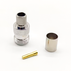N Connector LMR 400 Female Straight Crimp for Cable