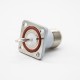 N Female 4 Hole Flange Panel Mount Coaxial RF Lightning Arrester Straight Connector