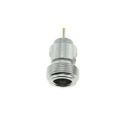 N Female Jack Nickel Plated RF Coaxial Connector