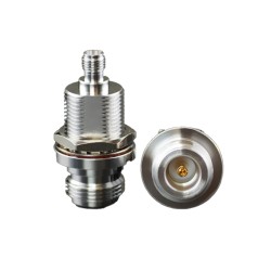 N Female Jack to RP-SMA Female Jack Adapter Bulkhead RF Coaxial Connector
