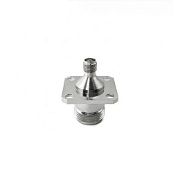 N Female Jack to SMA Female Jack Flange Mount RF Coaxial Connector Adapter