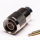 N Male Connector 180 Dergree Solder Type Coaxial Connector for Cable N Male Connector 180 Dergree Solder Type Coaxial Connector for Cable