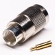 N Male Connector 180 Dergree Solder Type Coaxial Connector for Cable N Male Connector 180 Dergree Solder Type Coaxial Connector for Cable