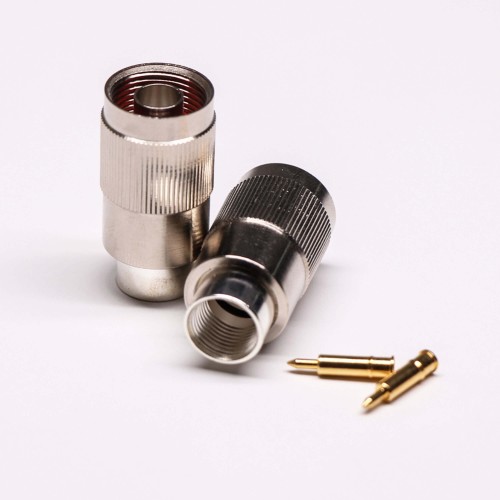 N Male Connector 180 Dergree Solder Type Coaxial Connector for Cable N Male Connector 180 Dergree Solder Type Coaxial Connector for Cable