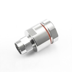 N Male Connector for 7/8 Coaxial Cable Waterproof Straight Clamp for Cable
