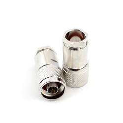 N Male Plug Clamp Type RF Coaxial Connector for Cable 50-9DFB