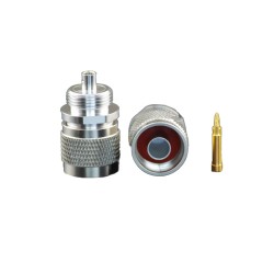 N Male Plug Connector Bulkhead for RG142/RG223 Cable RF Coaxial
