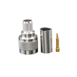 N Male Plug Crimp RF Coaxial Connector for Cable 50-7DFB/RG8