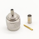 N Male Plug Straight RF Coaxial Connector Crimp Type for Cable RG142 RG223