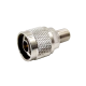 N Male Plug to F Female Jack RF Coaxial Connector Adapter Straight