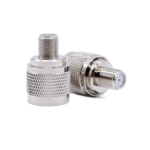N Male Plug to F Female Jack RF Coaxial Connector Adapter Straight