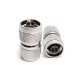 N Male Plug to N Male Plug Coaxial Connector Adapter Straight for 1/2 Cable
