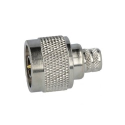 N Male Straight 50 Ω Crimped Connector for Cable
