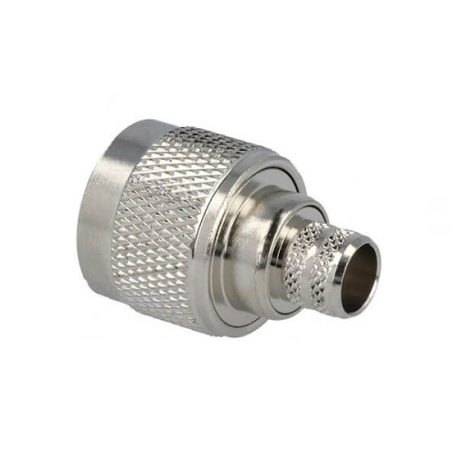 N Male Straight 50 Ω Crimped Connector for Cable