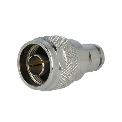 N Male Straight Clamp Connector for Cable