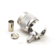 N Right Angle Connector Male Crimp for SYV50-3 RG58 RG142